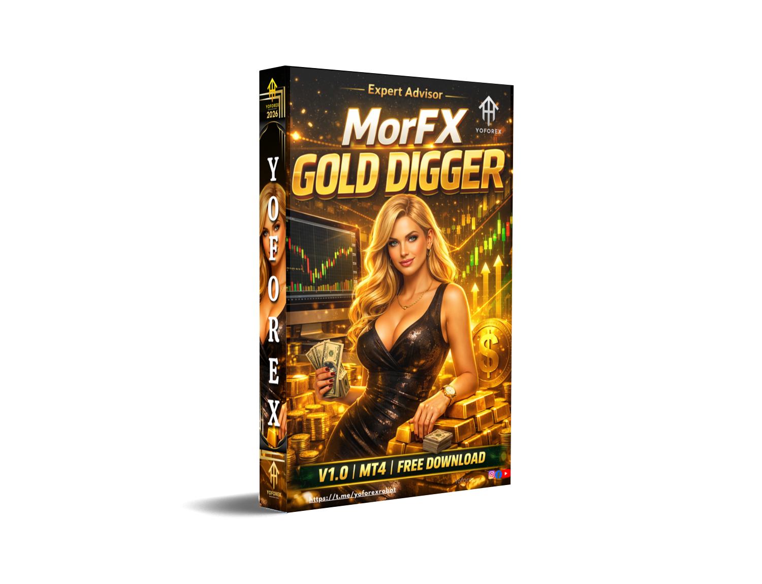 MorFX 淘金者 EA V1.0 MT4 MorFX Gold Digger EA V1.0 MT4