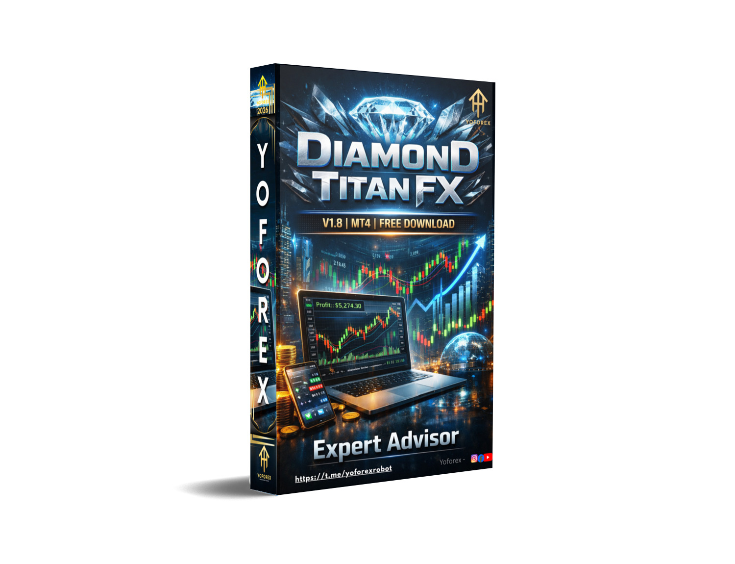 钻石泰坦 FX EA V1.8 MT4 Diamond Titan FX EA V1.8 MT4